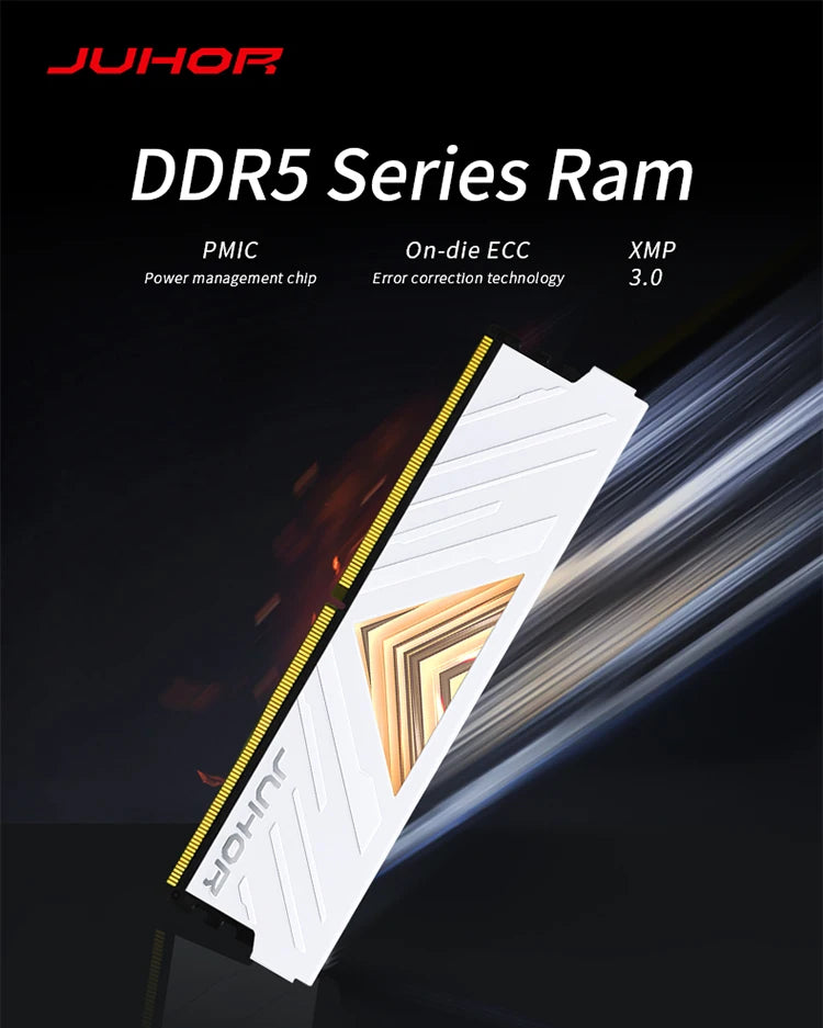 JUHOR RAM DDR5 16GB 5600MHz 6000MHz 4800MHz DIY Computer Gaming Desktop Memory