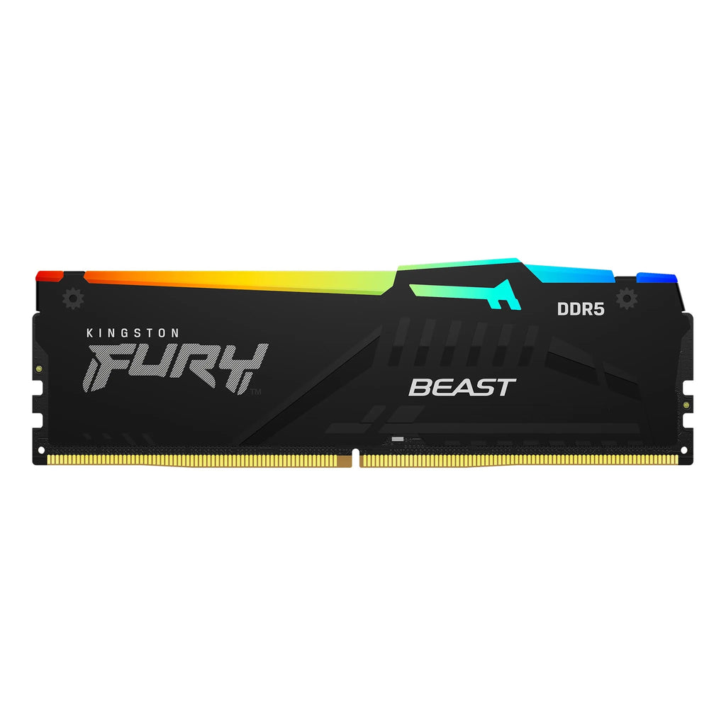 Kingston FURY Beast RGB DDR5 RAM 8GB 16GB 32GB 5200 5600 6000 6400 6800MHz Desktop AMD Intel CPU Motherboard Memory 288 PIN 1.1V