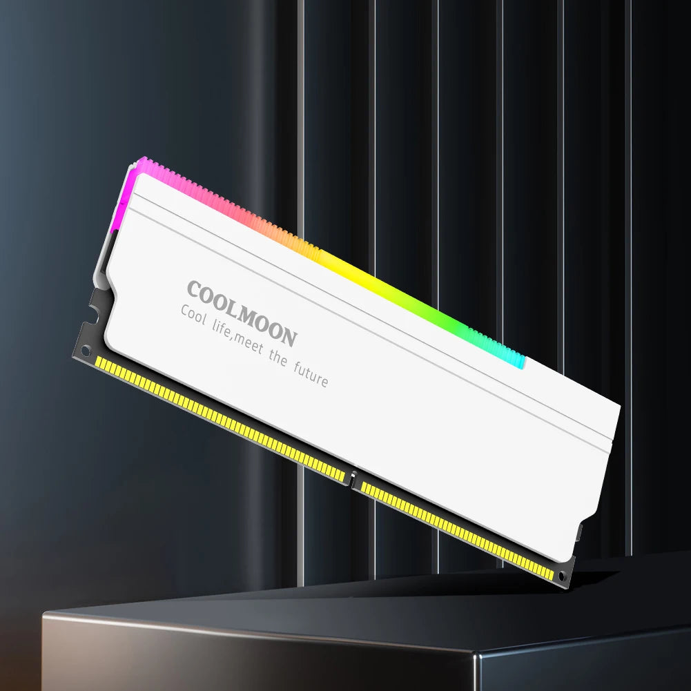 RAM Heatsink Aura Sync DDR4 DDR3 Memory Heat Sink with Thermal Silicone Pad for Desktop Computer PC Memory