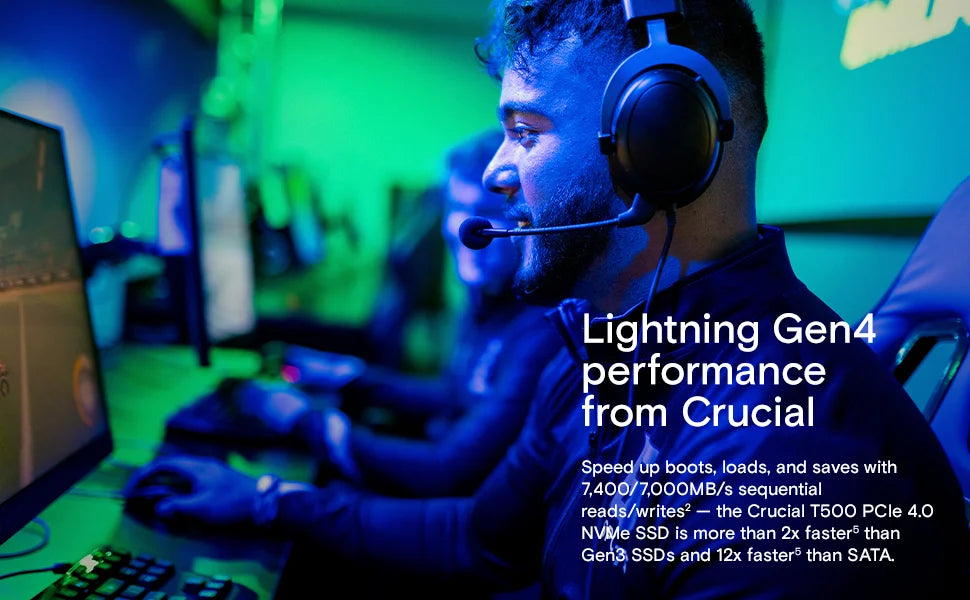 Crucial P3 Plus 1TB 2TB PCIe Gen4 NVMe M.2 SSD Internal Hard Drive(OEM Package)&Crucial NVME 2280 P310 1TB  SSD&Crucial T500 1TB