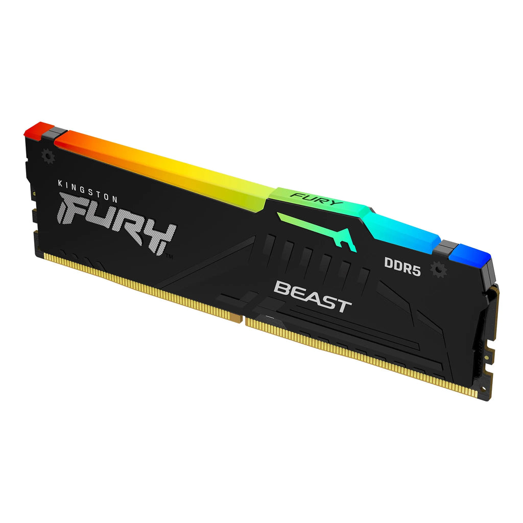 Kingston FURY Beast RGB DDR5 RAM 8GB 16GB 32GB 5200 5600 6000 6400 6800MHz Desktop AMD Intel CPU Motherboard Memory 288 PIN 1.1V