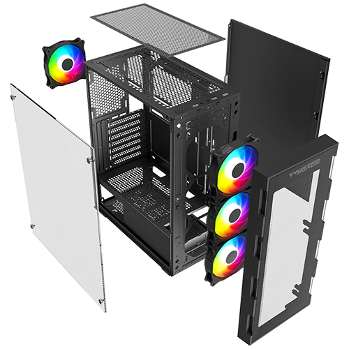 Ready Gaming PC — i5-9400 + RX 570 8GB • 16GB RAM • Dual SSD (118GB + 500GB) + Samsung 24" + Redragon Kit — 1-Year Warranty | Gamers Point Bahrain