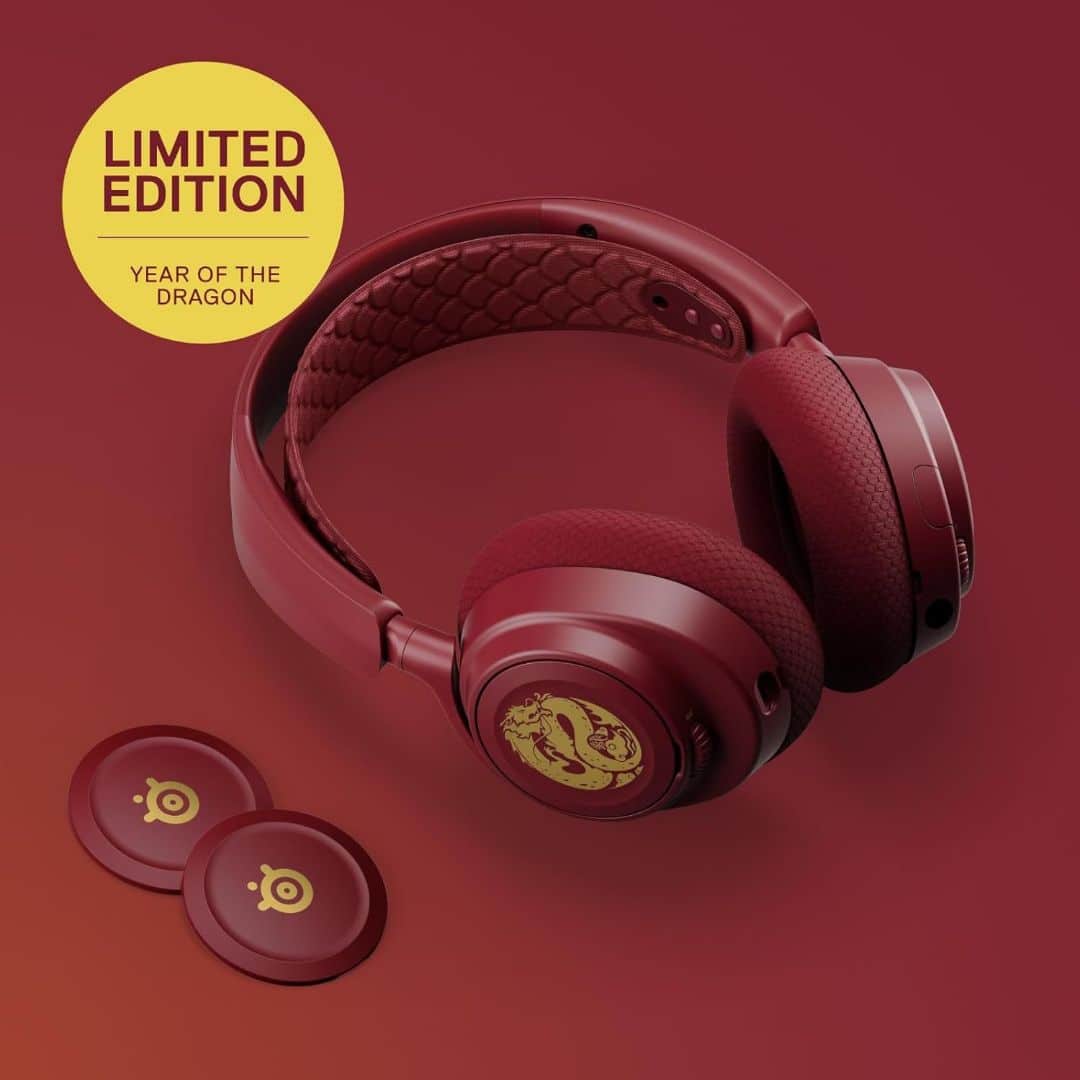 SteelSeries Arctis Nova 7 Wireless Gaming Headset – Dragon Edition