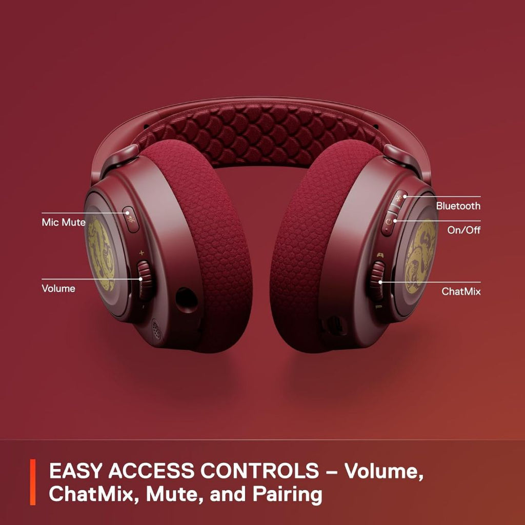 SteelSeries Arctis Nova 7 Wireless Gaming Headset – Dragon Edition