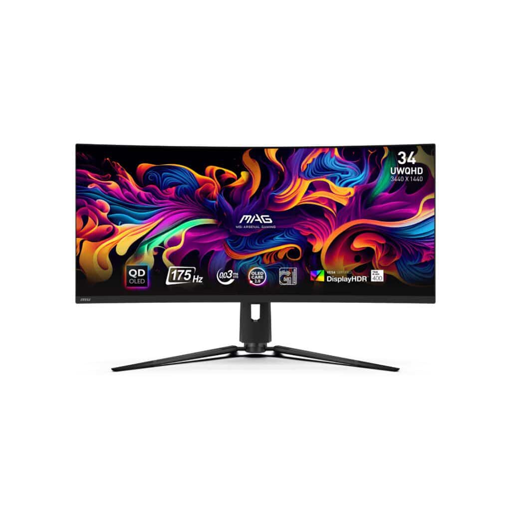 MSI MPG 491CQP QD OLED 49-inch Curved Gaming Monitor 144Hz