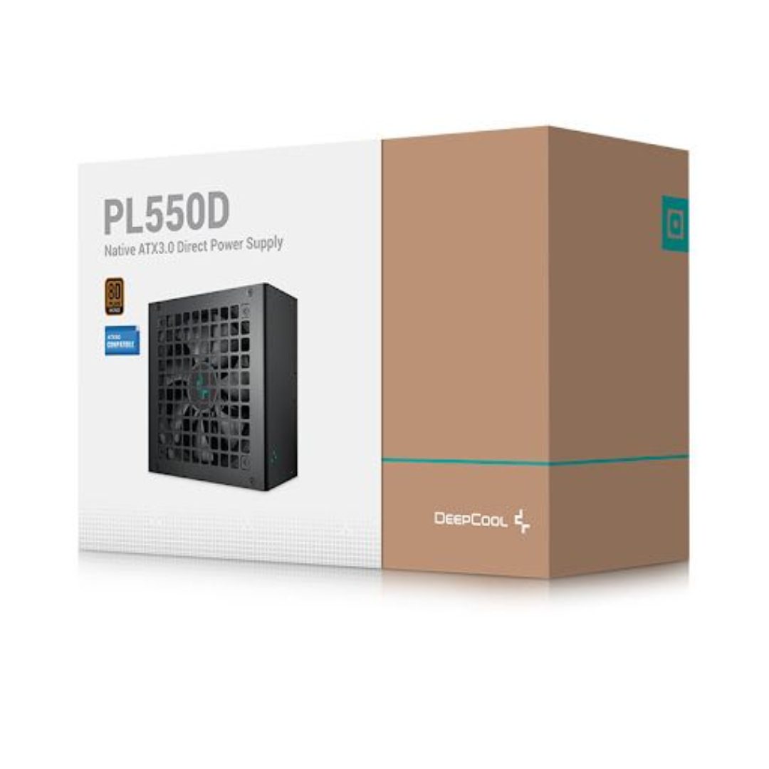 Deepcool PL Series 550W/650W/750W 80 PLUS Bronze ATX 3.0 PCIe 5.0 Power Supply