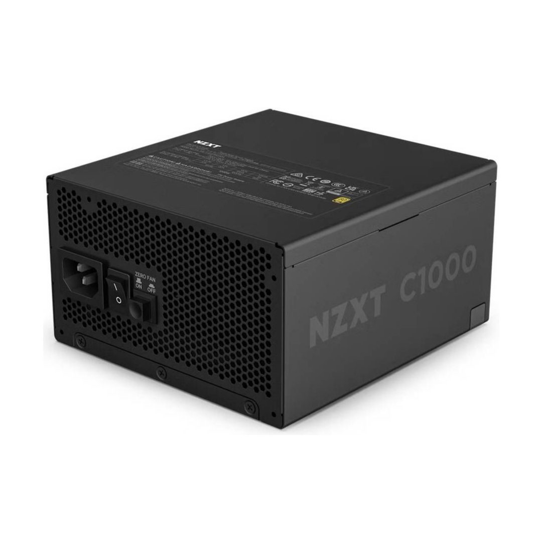 NZXT C1000 80 Plus Gold Fully Modular ATX 3.1 Power Supply 1000W - Black