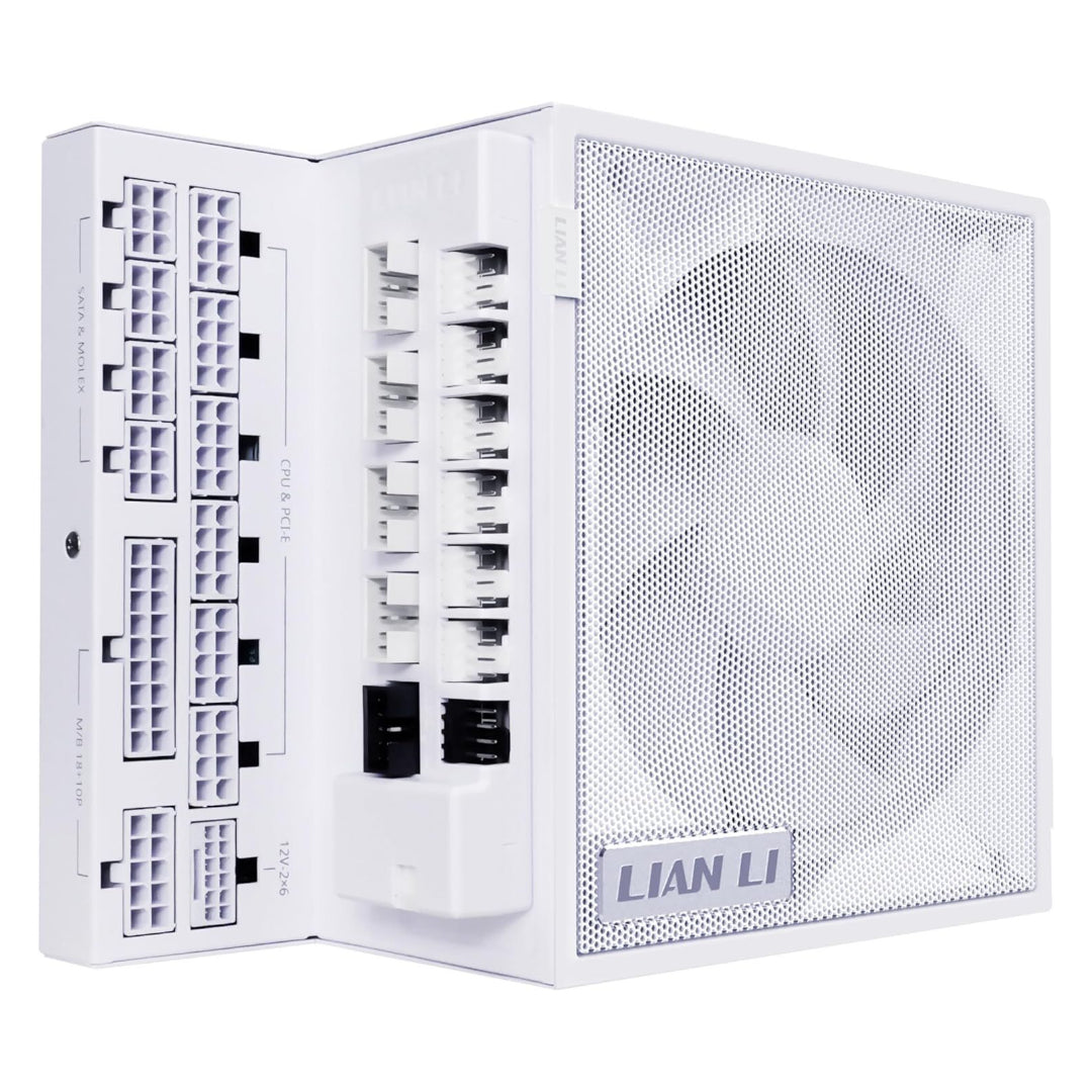 LIAN LI Edge 1200W ATX 3.1 80+ Gold Modular PSU - White