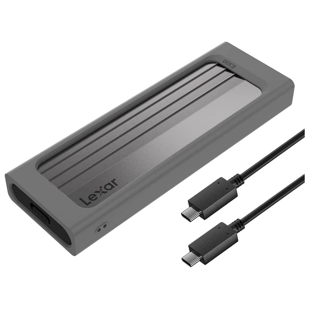 Lexar E300 M.2 NVMe SSD Enclosure Adapter USB 3.2 Gen2