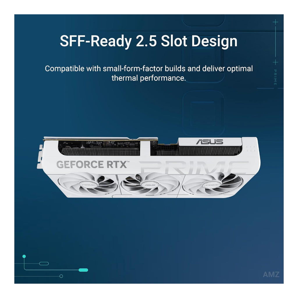 ASUS The SFF-Ready Prime GeForce RTX 5070 12GB GDDR7 White OC