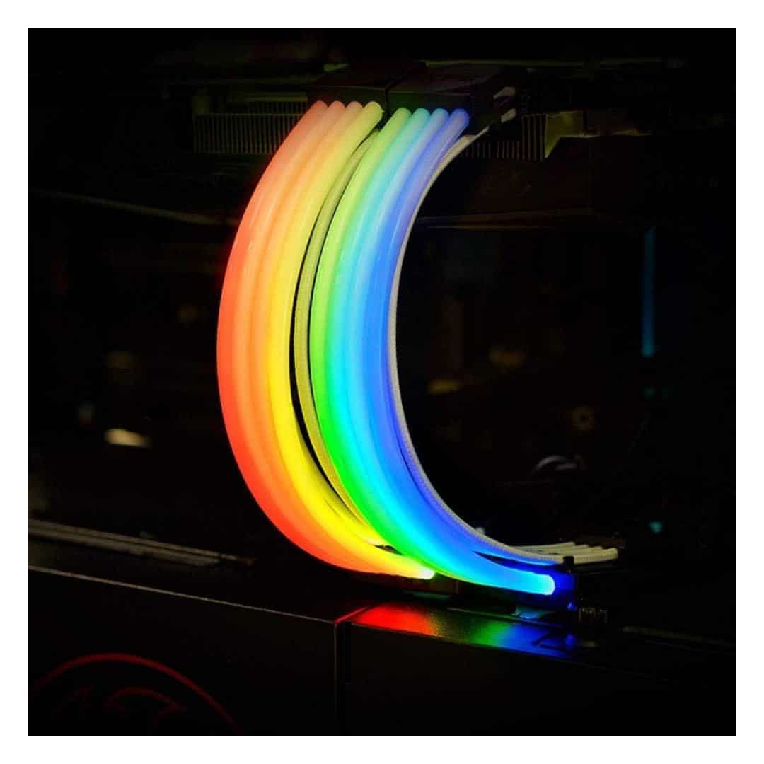 XPG Prime ARGB 8-Pin VGA Extension Cable Fiber Sleeved