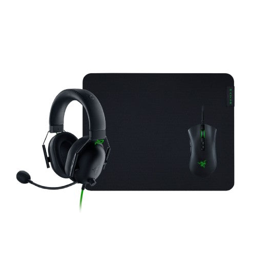 Razer Battle Bundle - DeathAdder V2 -BlackShark V2 X- Gigantus V2 M - Black RAZER COMBO  Gamers Point